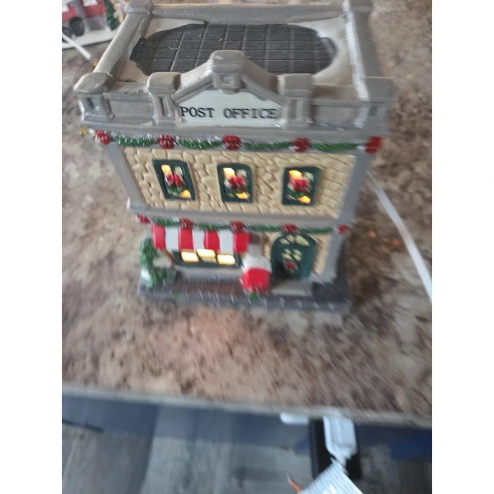 Winter Wonder CHRISTMAS Post Office Lighted House